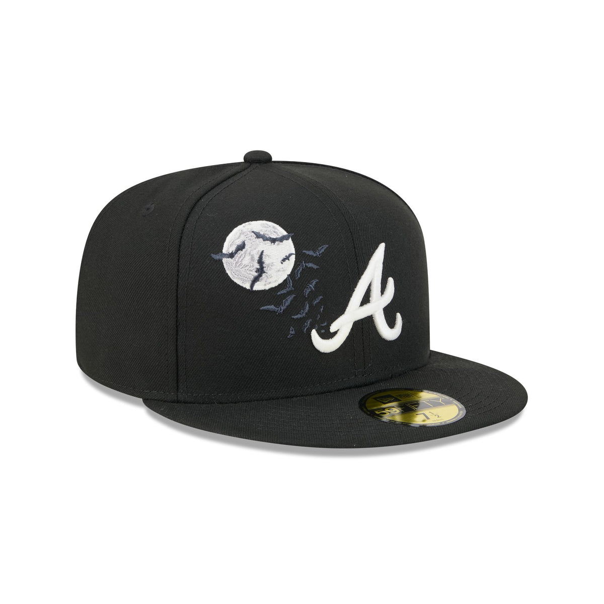 Atlanta Braves Glow-in-the-Dark Bats 59FIFTY Fitted Hat