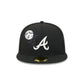 Atlanta Braves Glow-in-the-Dark Bats 59FIFTY Fitted Hat