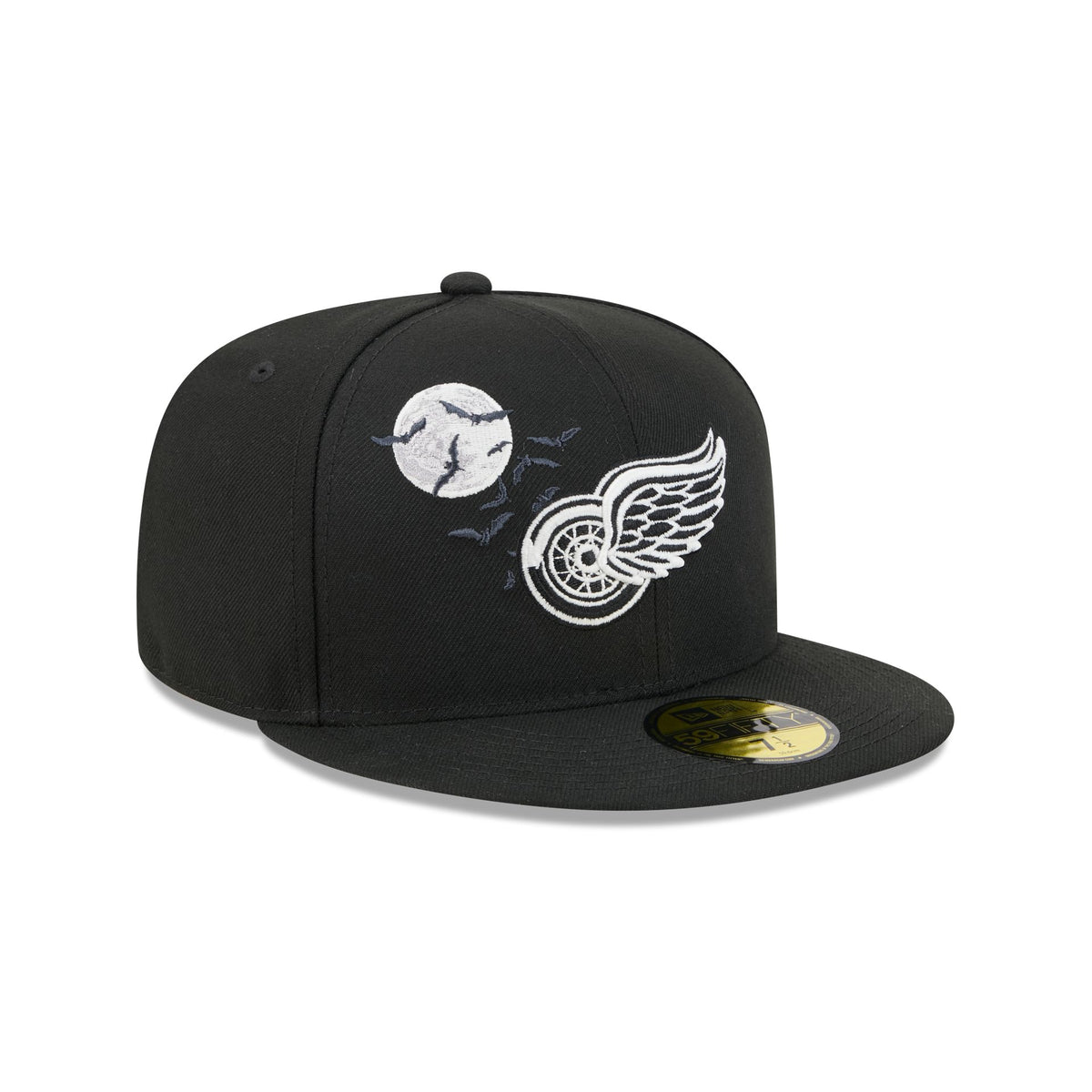 Detroit Red Wings Glow-in-the-Dark Bats 59FIFTY Fitted Hat