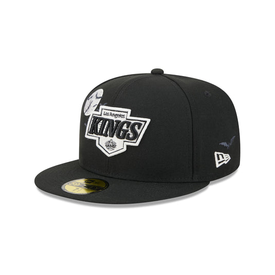 Los Angeles Kings Glow-in-the-Dark Bats 59FIFTY Fitted Hat