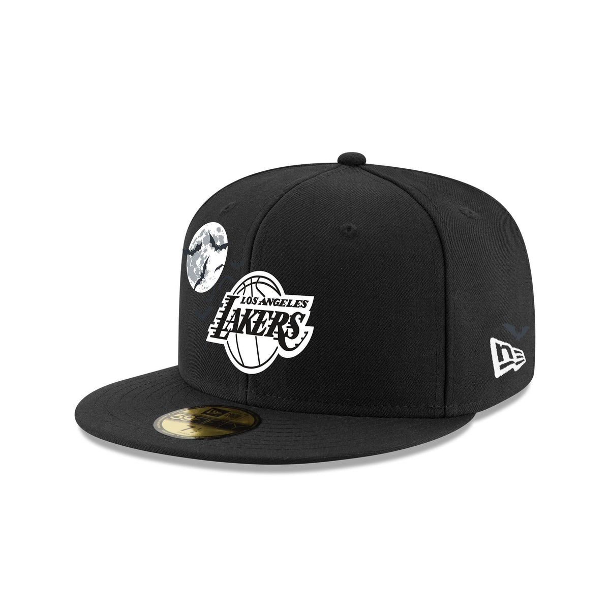 Los Angeles Lakers Glow-in-the-Dark Bats 59FIFTY Fitted Hat