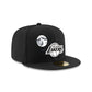 Los Angeles Lakers Glow-in-the-Dark Bats 59FIFTY Fitted Hat