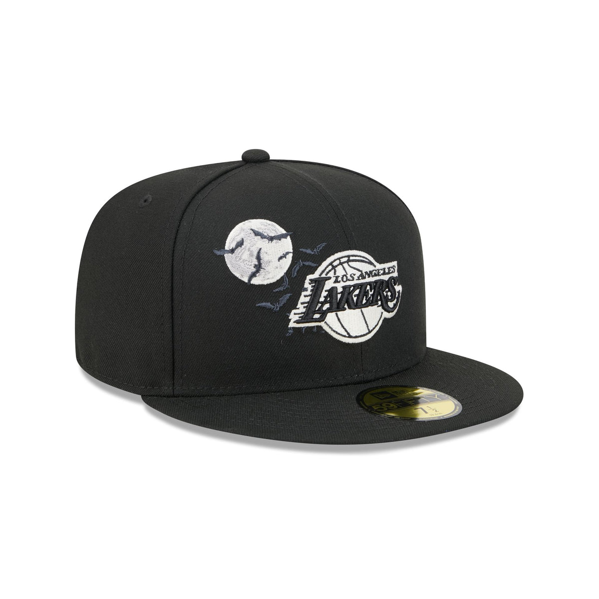 Los Angeles Lakers Glow-in-the-Dark Bats 59FIFTY Fitted Hat