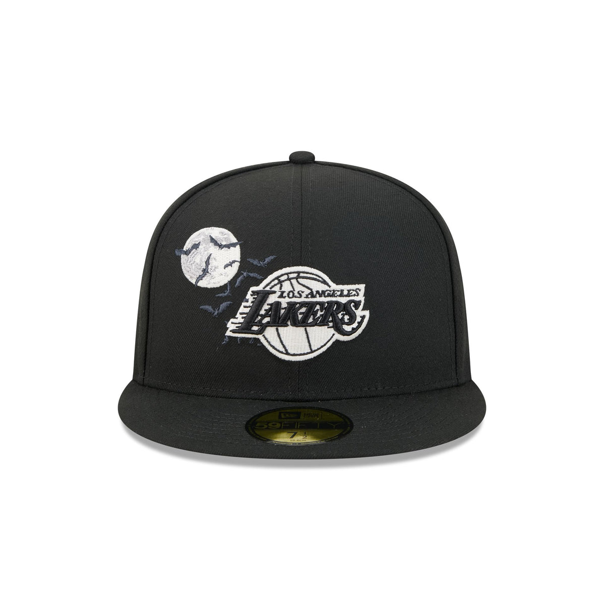 Los Angeles Lakers Glow-in-the-Dark Bats 59FIFTY Fitted Hat