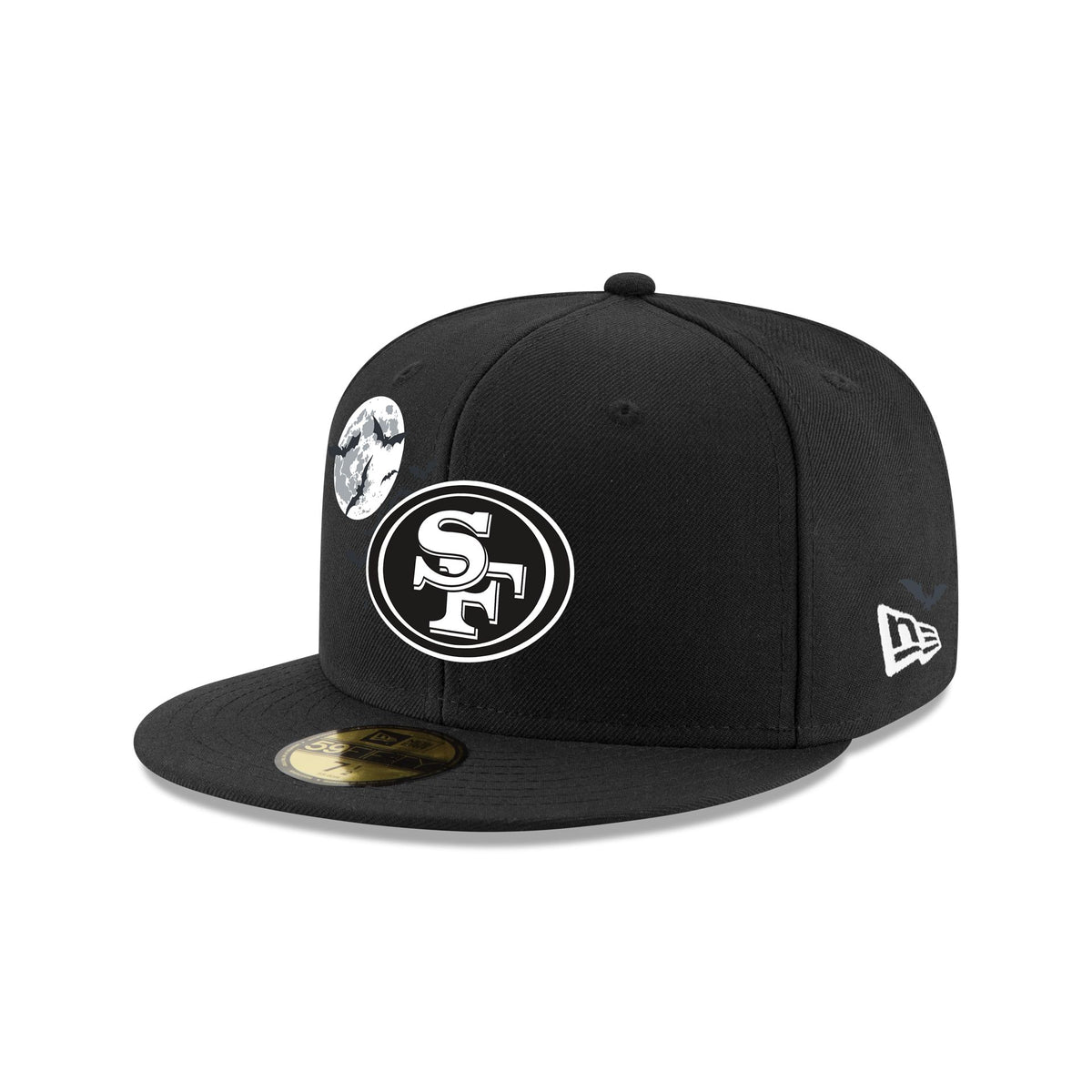 San Francisco 49ers Glow-in-the-Dark Bats 59FIFTY Fitted Hat