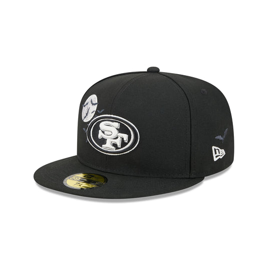 San Francisco 49ers Glow-in-the-Dark Bats 59FIFTY Fitted Hat