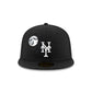 New York Mets Glow-in-the-Dark Bats 59FIFTY Fitted Hat
