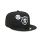 Las Vegas Raiders Glow-in-the-Dark Bats 59FIFTY Fitted Hat