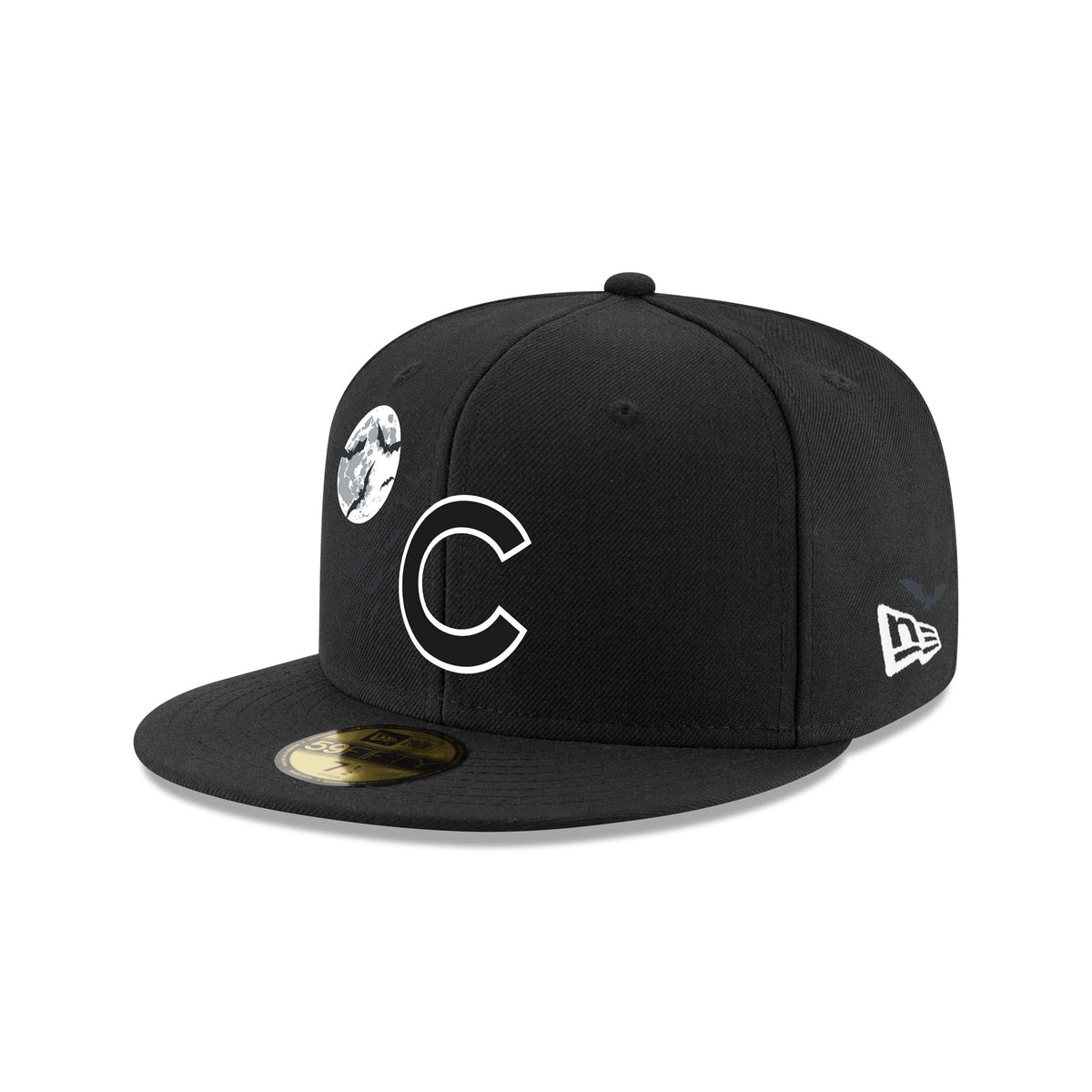Chicago Cubs Glow-in-the-Dark Bats 59FIFTY Fitted Hat