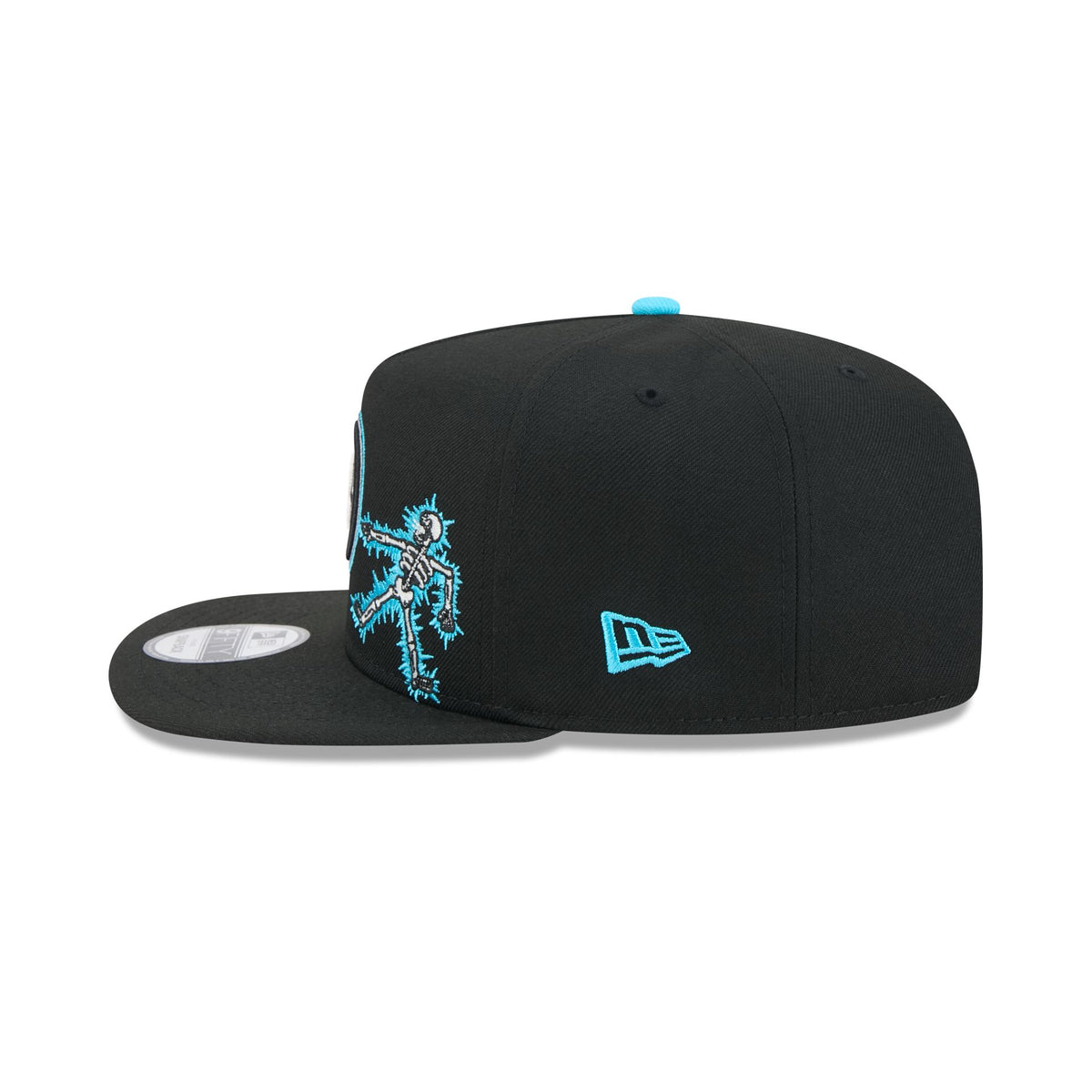 Boston Bruins Electric Shock Skeleton 9FIFTY A-Frame Snapback Hat
