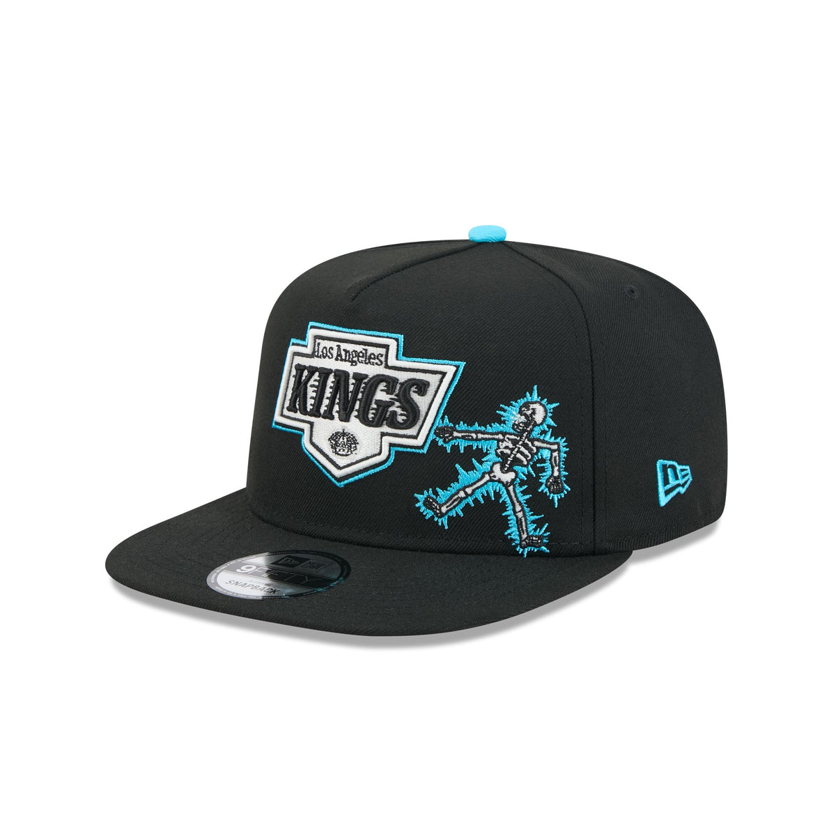 Los Angeles Kings Electric Shock Skeleton 9FIFTY A-Frame Snapback Hat