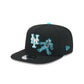 New York Mets Electric Shock Skeleton 9FIFTY A-Frame Snapback Hat