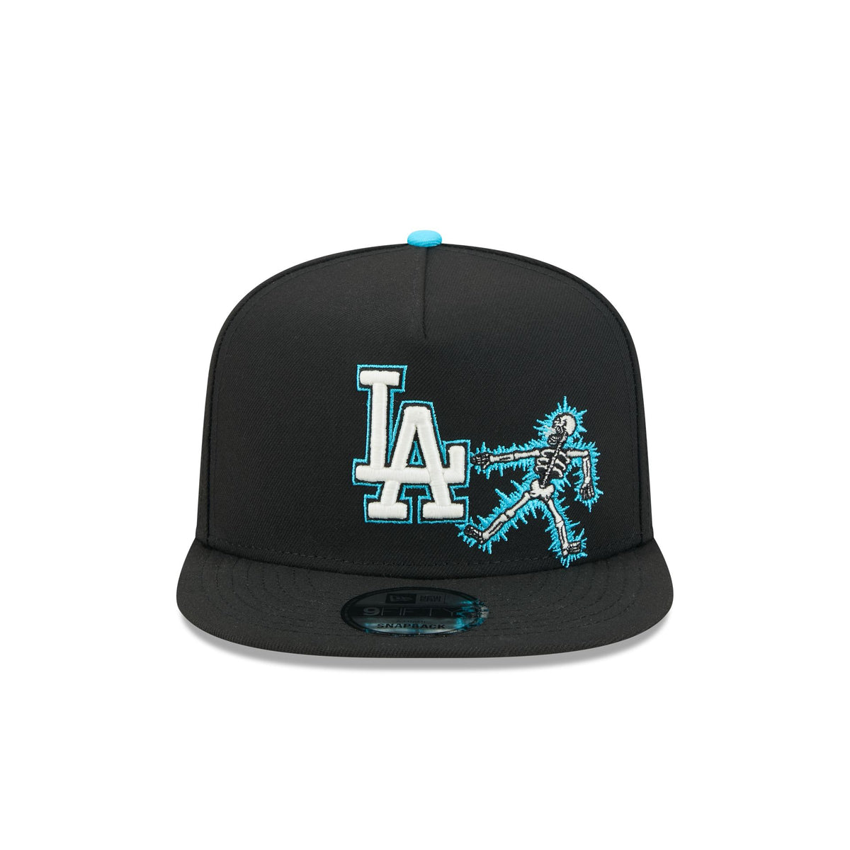 Los Angeles Dodgers Electric Shock Skeleton 9FIFTY A-Frame Snapback Hat