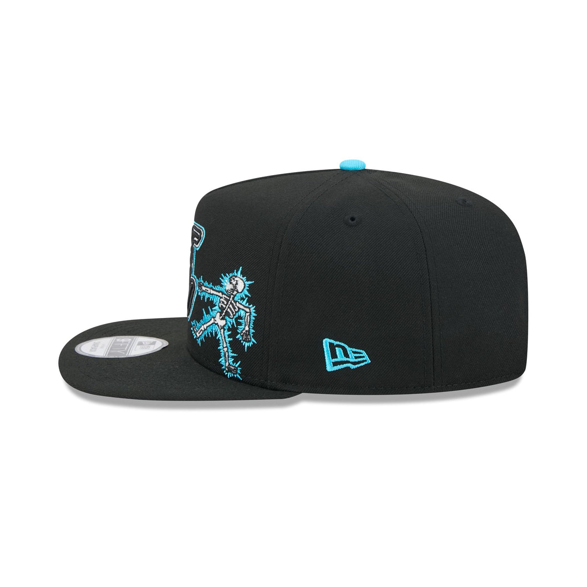Los Angeles Lakers Electric Shock Skeleton 9FIFTY A-Frame Snapback Hat