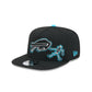 Buffalo Bills Electric Shock Skeleton 9FIFTY A-Frame Snapback Hat