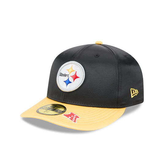 Just Caps Satin Pittsburgh Steelers 59FIFTY Fitted Hat