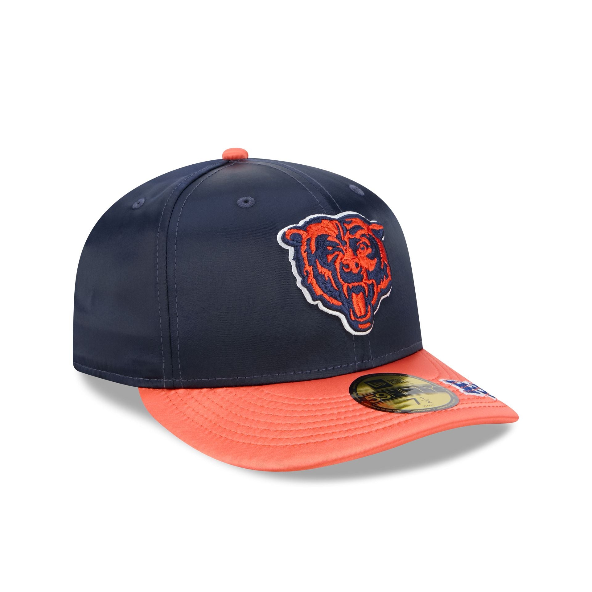 Just Caps Satin Chicago Bears 59FIFTY Fitted Hat