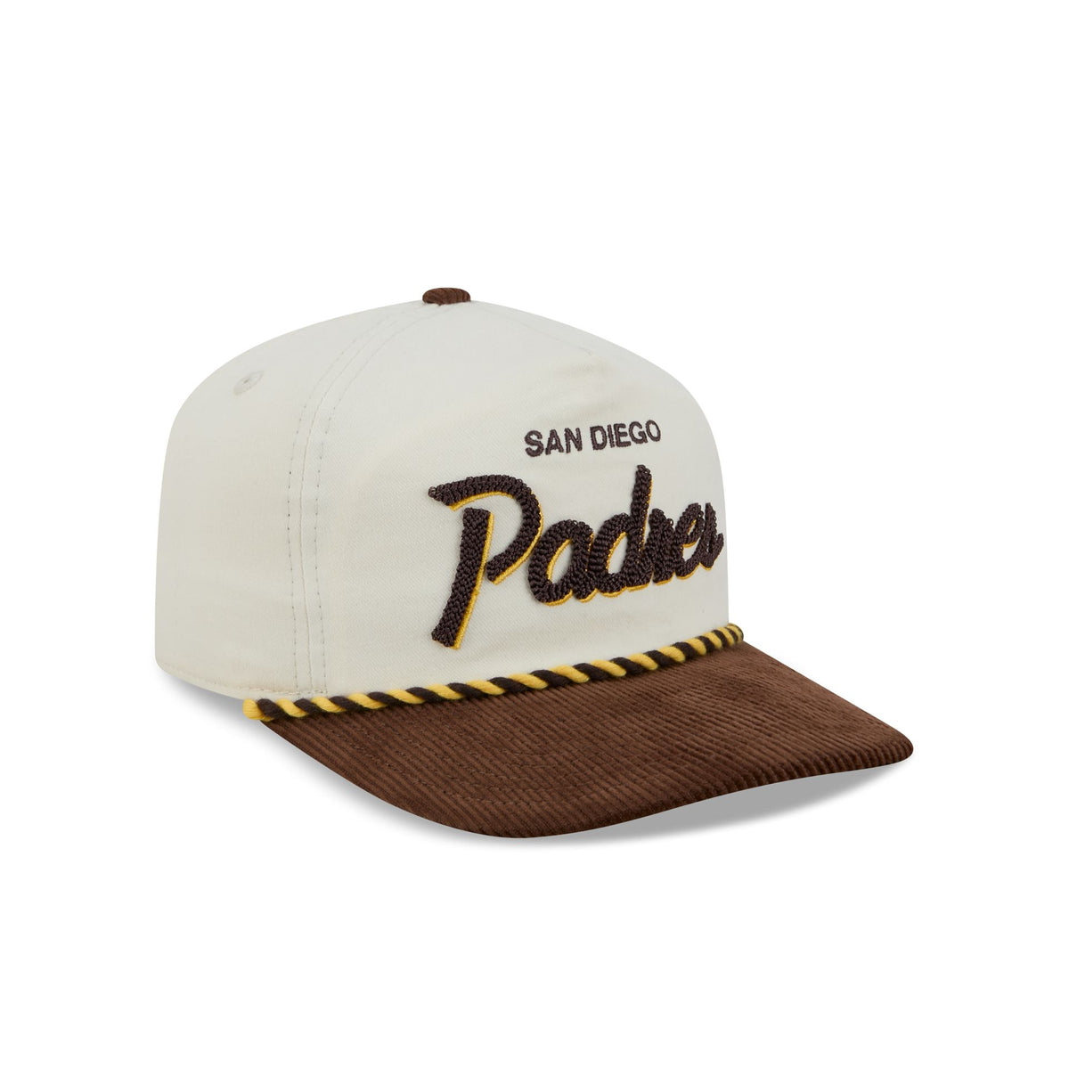 San Diego Padres Retro Pack Script Rope 19TWENTY Snapback Hat