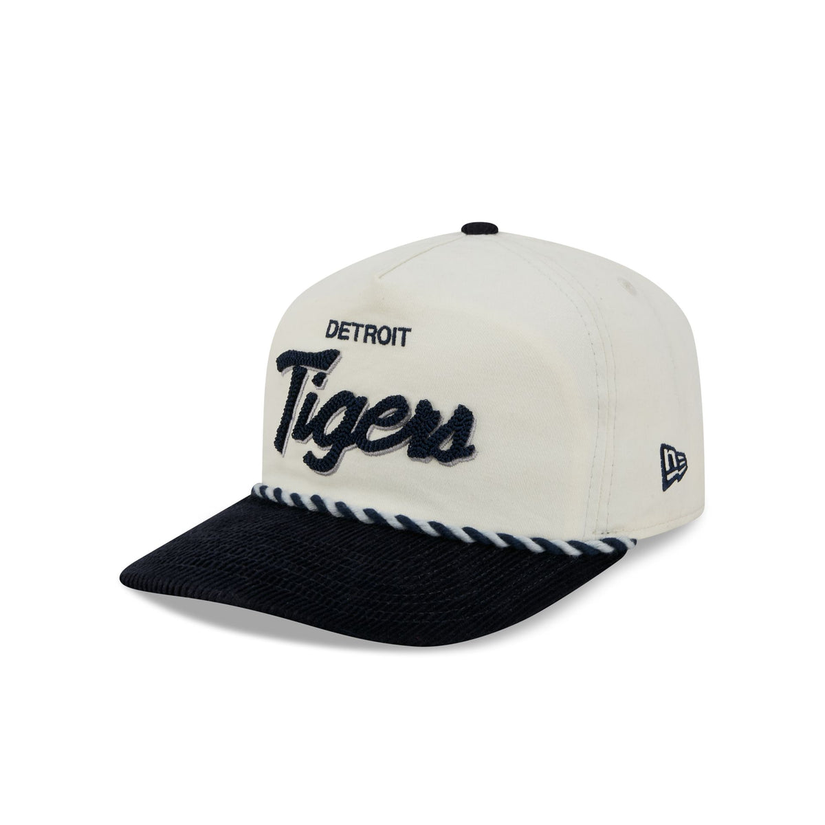 Detroit Tigers Retro Pack Script Rope 19TWENTY Snapback Hat