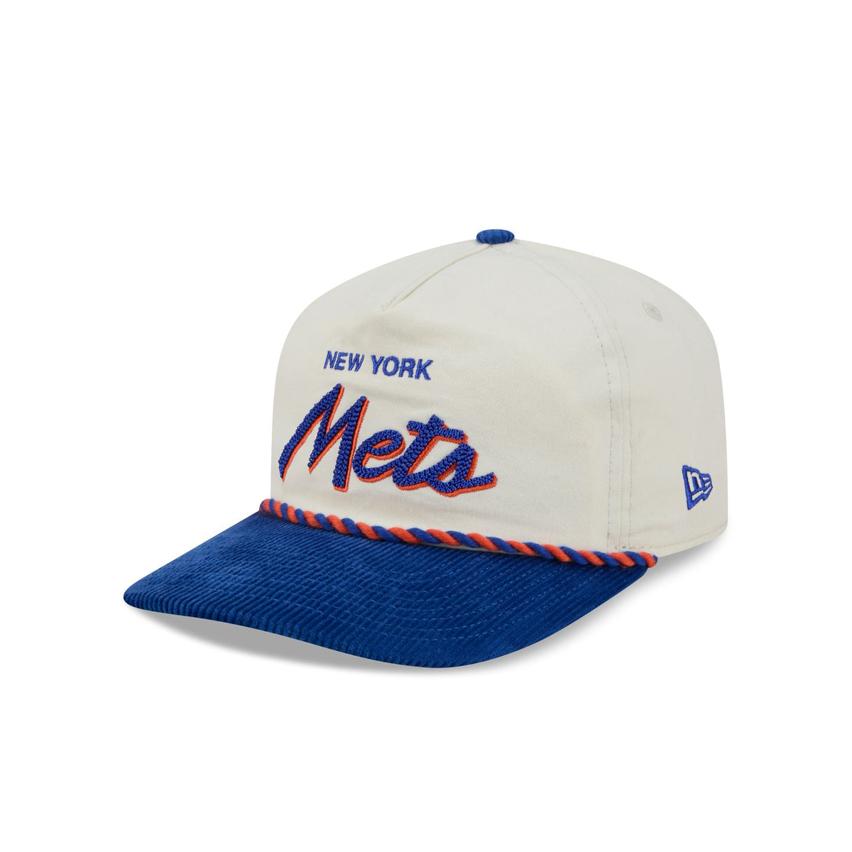 New York Mets Retro Pack Script Rope 19TWENTY Snapback Hat