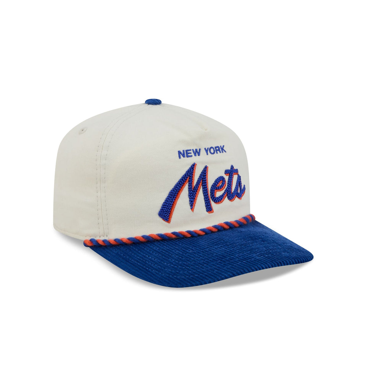 New York Mets Retro Pack Script Rope 19TWENTY Snapback Hat