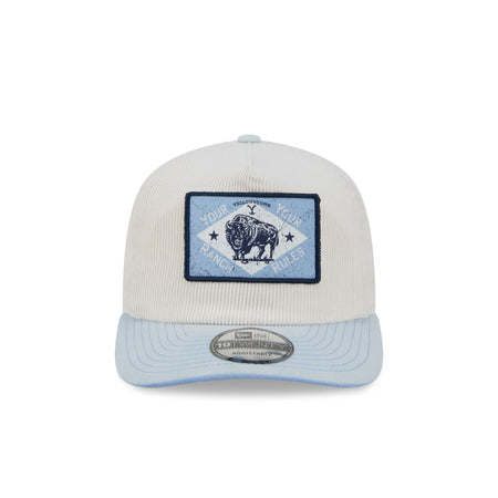 Yellowstone Chrome White Corduroy 19TWENTY Snapback Hat
