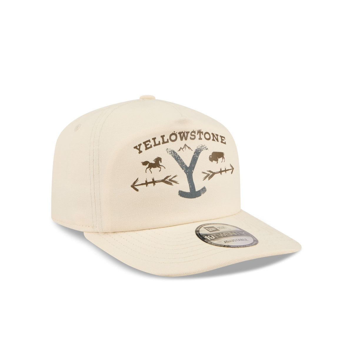 Yellowstone Chrome White 19TWENTY Snapback Hat