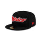 Born x Raised x Diablos Rojos del México Wordmark Black 59FIFTY Fitted Hat