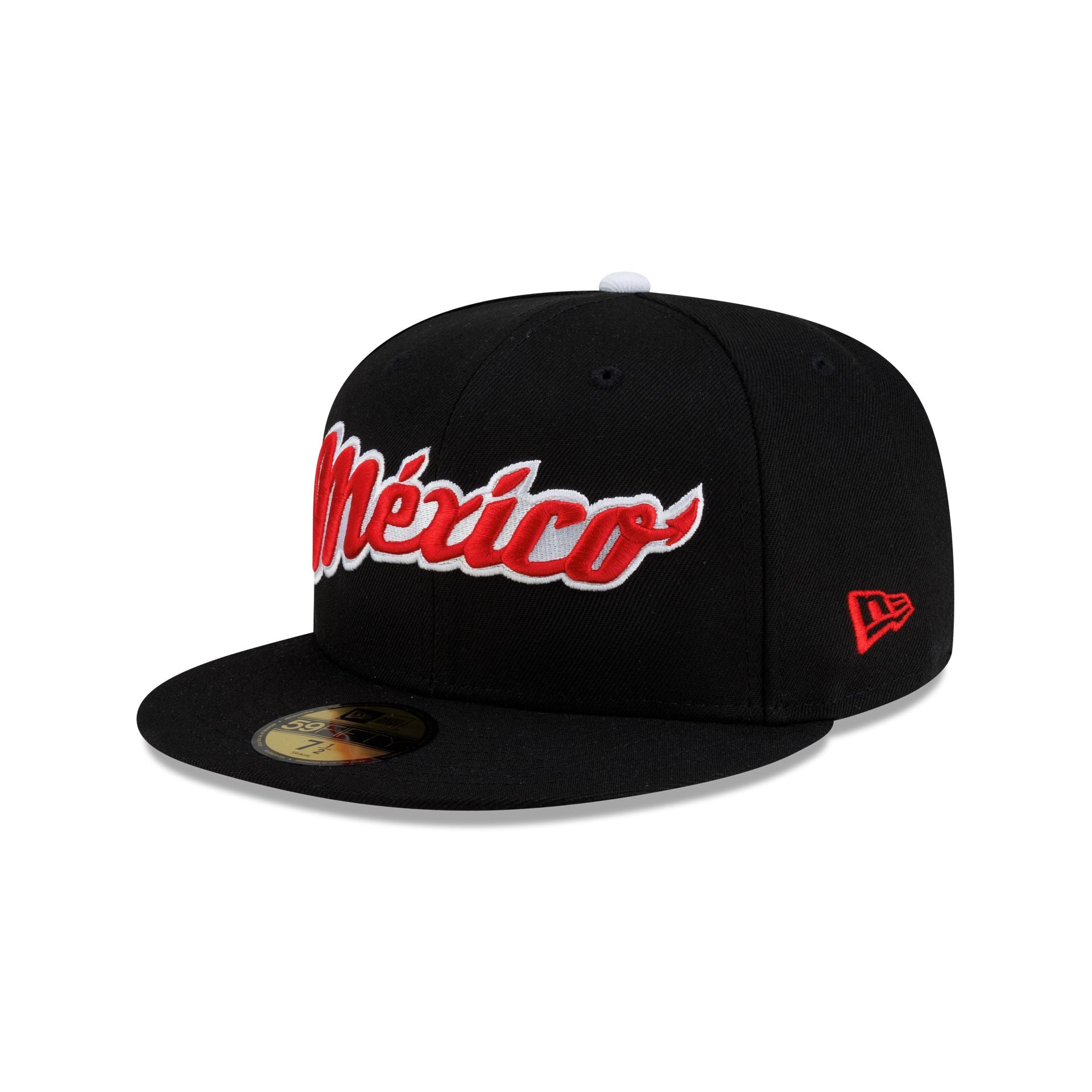 Born x Raised x Diablos Rojos del México Wordmark Black 59FIFTY Fitted Hat