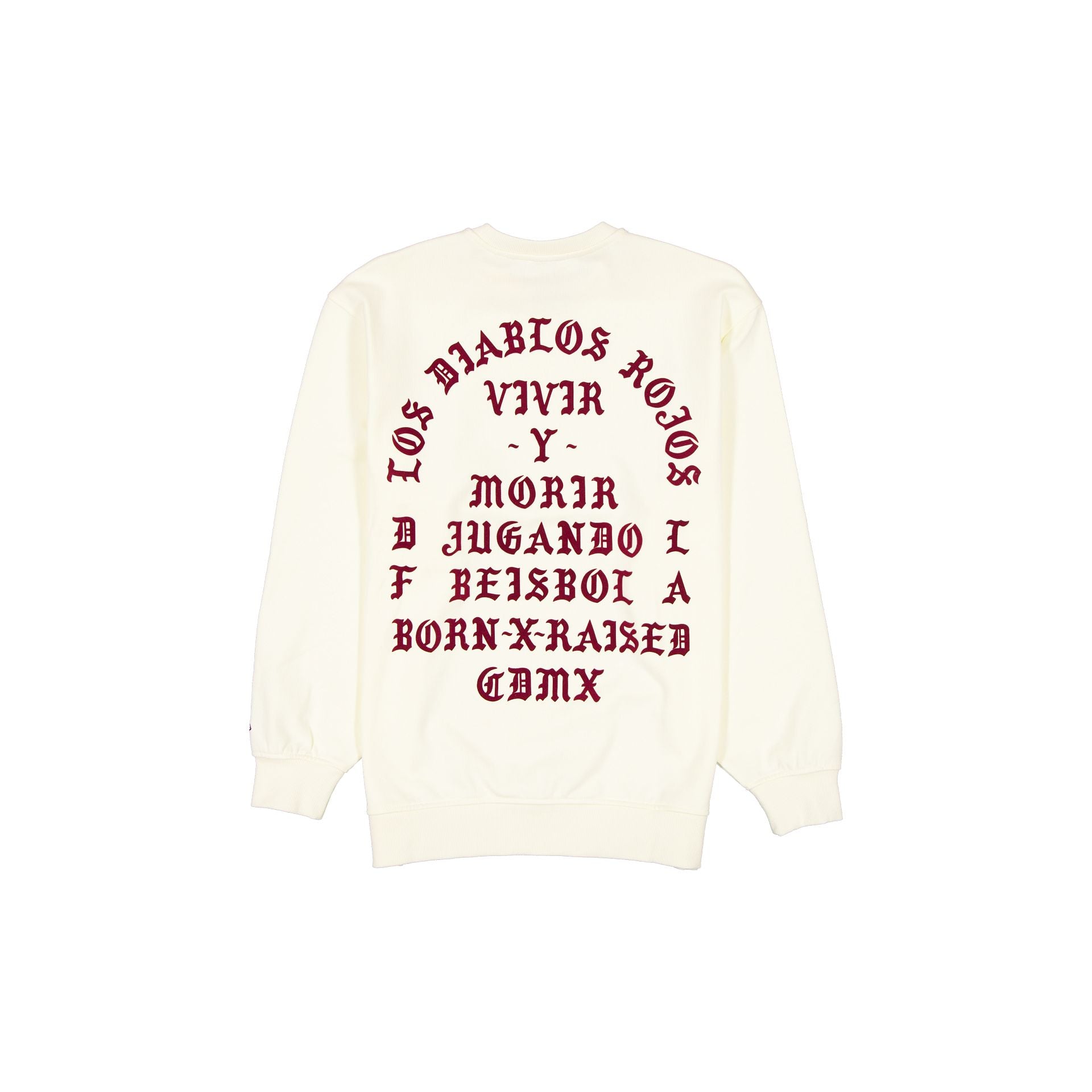 Born x Raised x Diablos Rojos del México Chrome Crewneck