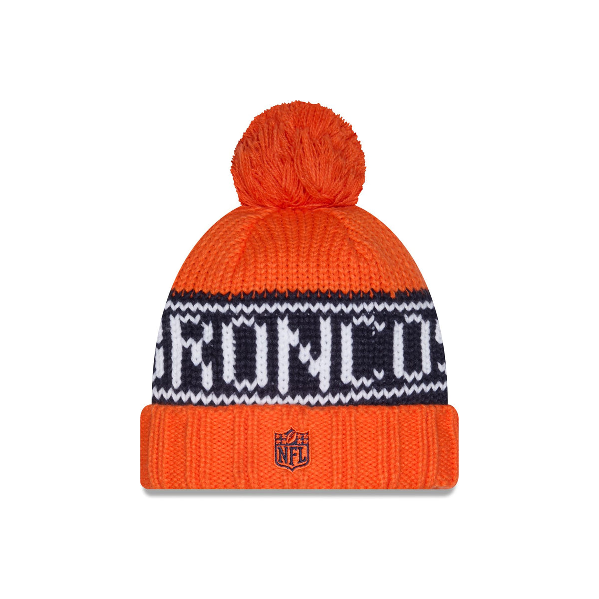 Denver Broncos 2026 Sideline Cold Weather Women's Pom Knit Hat