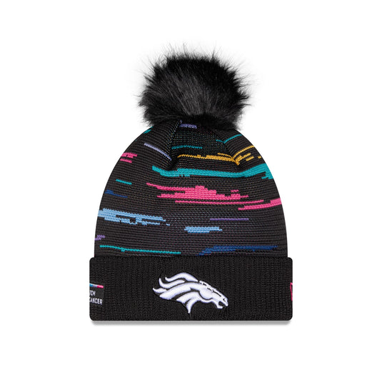 Denver Broncos 2026 Crucial Catch Women's Pom Knit Hat