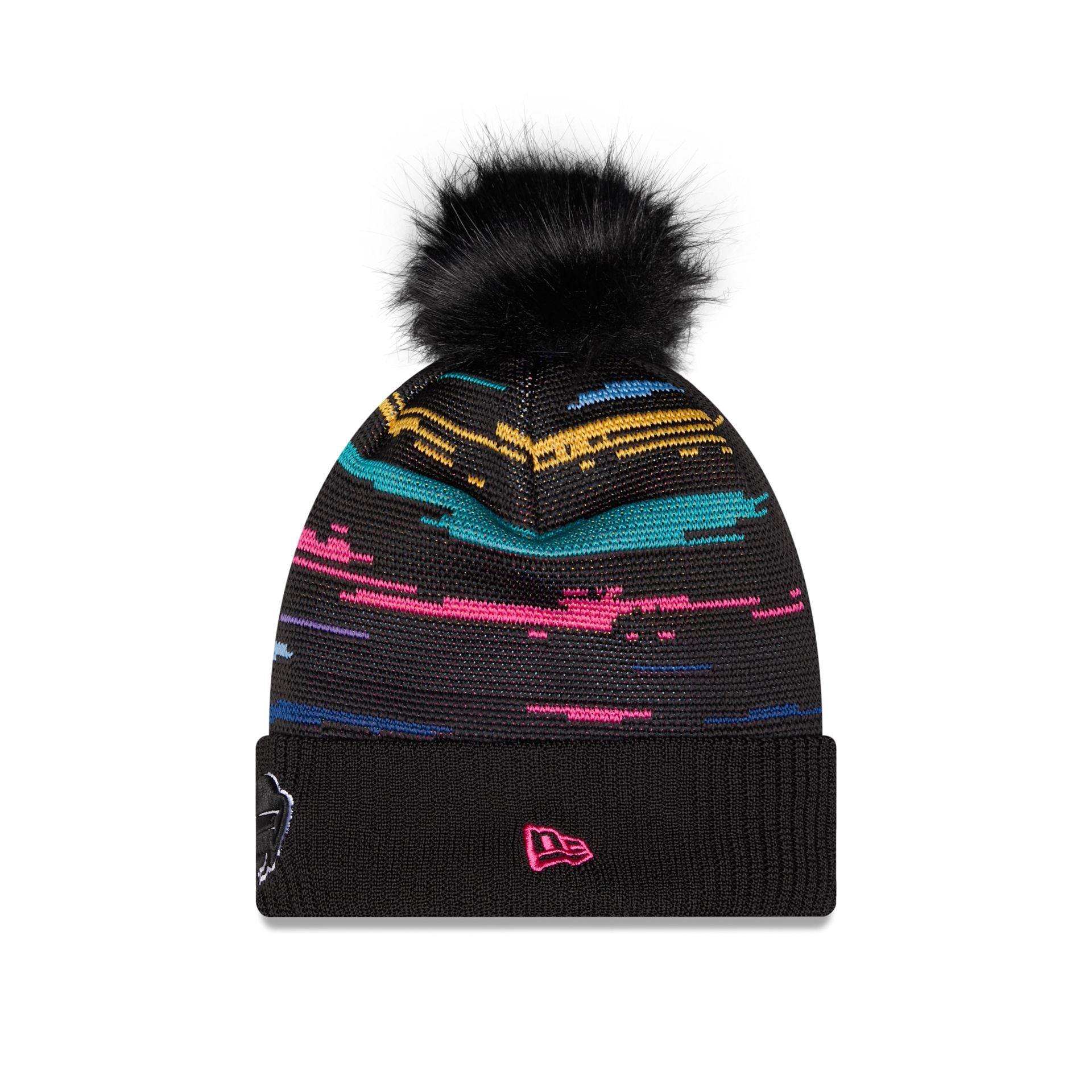 Buffalo Bills 2026 Crucial Catch Women's Pom Knit Hat – New Era Cap