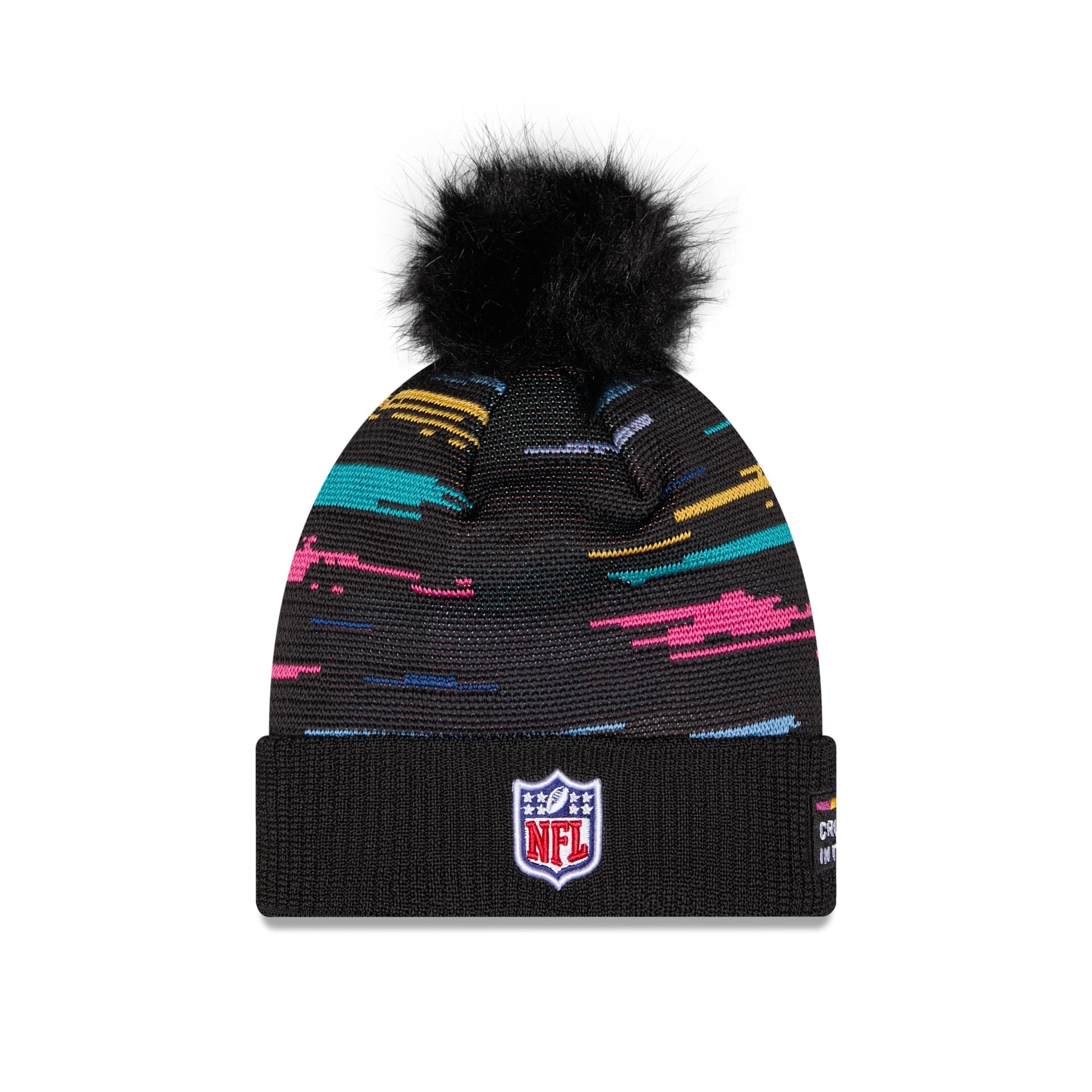 Las Vegas Raiders 2026 Crucial Catch Women's Pom Knit Hat