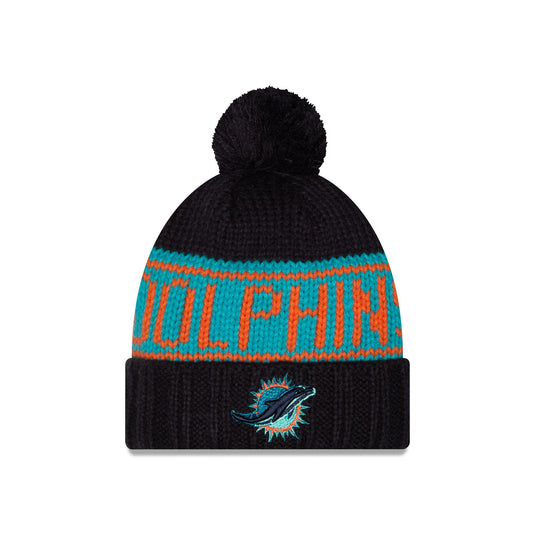 Miami Dolphins 2026 Rivalries Women's Pom Knit Hat