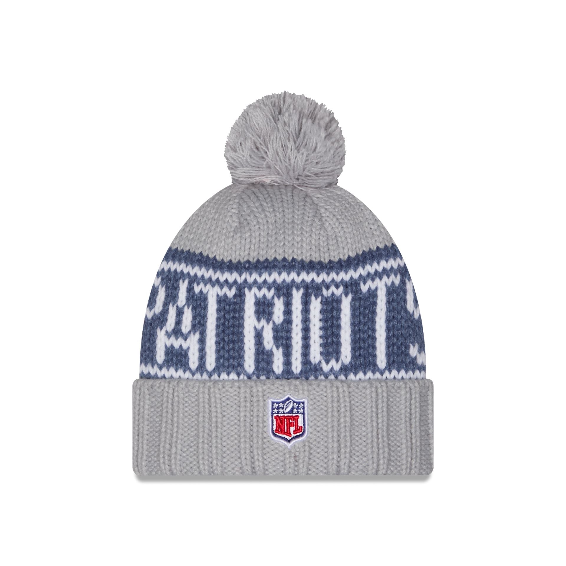 New England Patriots 2026 Rivalries Women's Pom Knit Hat