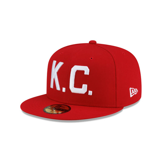 Kansas City Monarchs Turn Back the Clock Red 59FIFTY Fitted Hat - New Era Cap