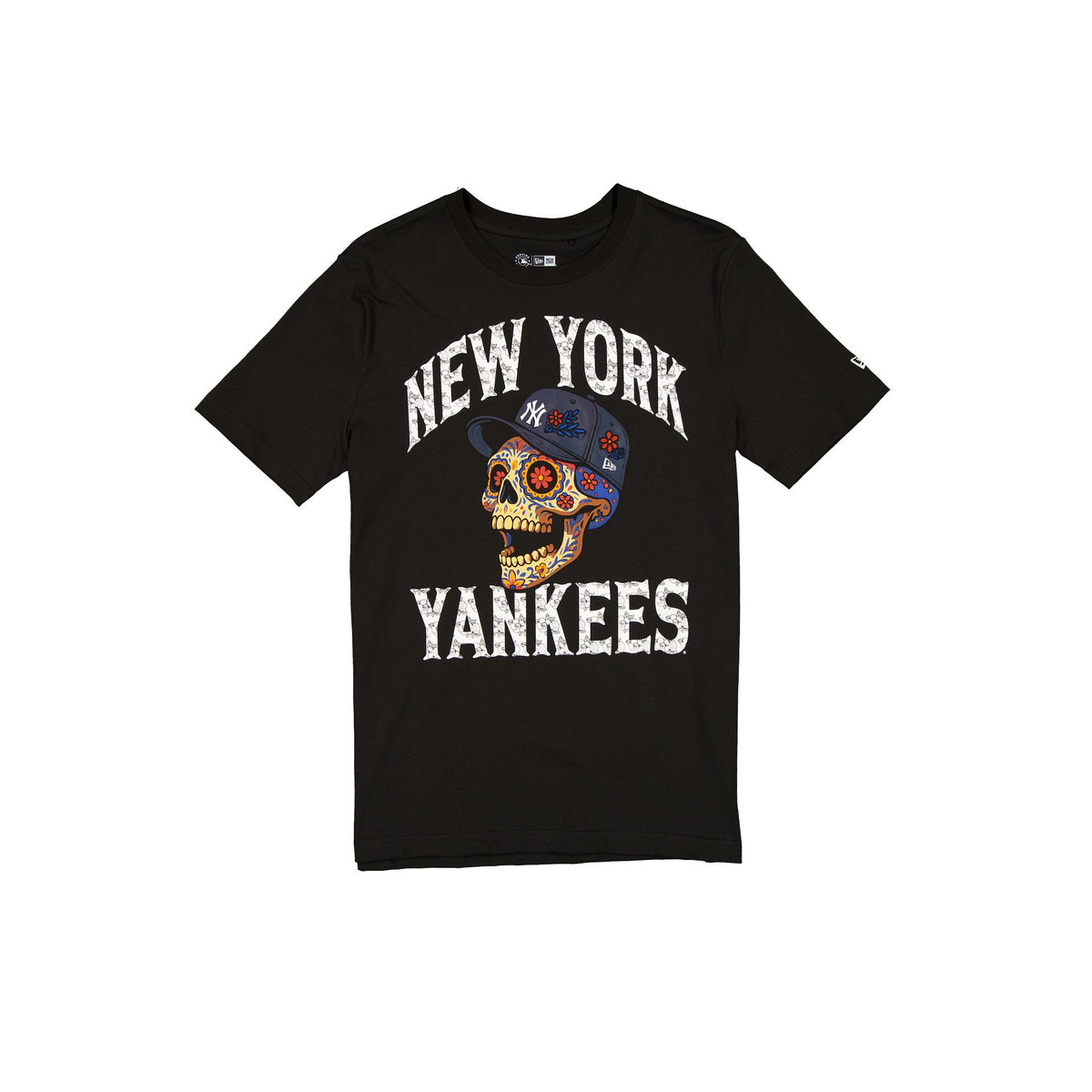 New York Yankees Day of the Dead Black T-Shirt