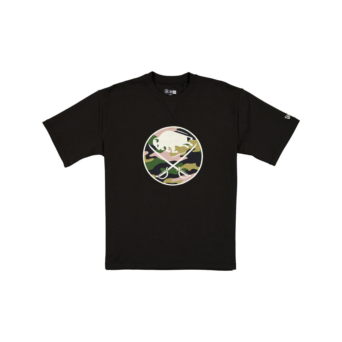 Buffalo Sabres Camo Logo Black T-Shirt