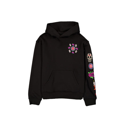Chicago Cubs Day of the Dead Black Hoodie