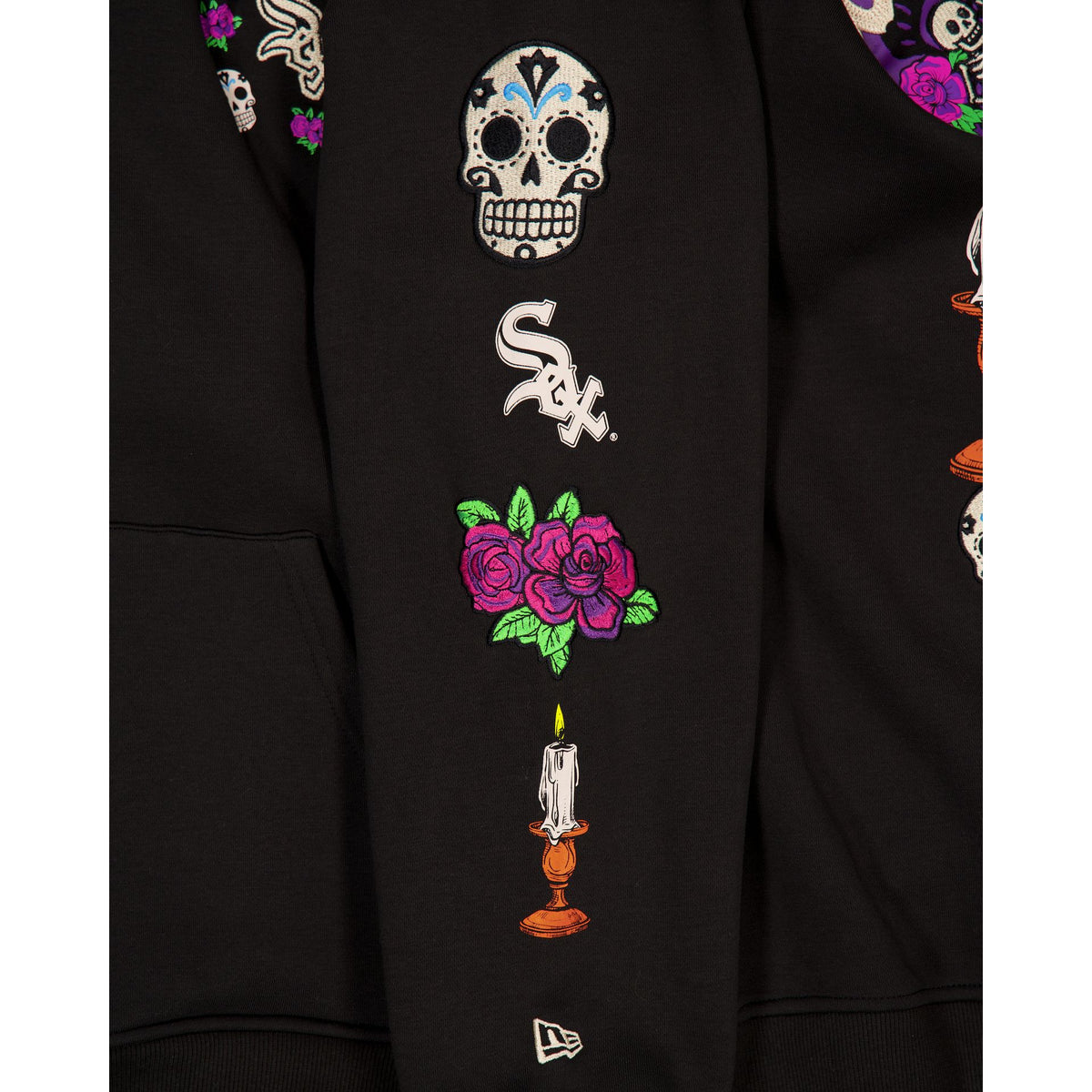 Chicago White Sox Day of the Dead Black Hoodie