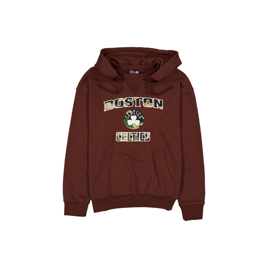 Boston Celtics Camo Logo Brown Hoodie