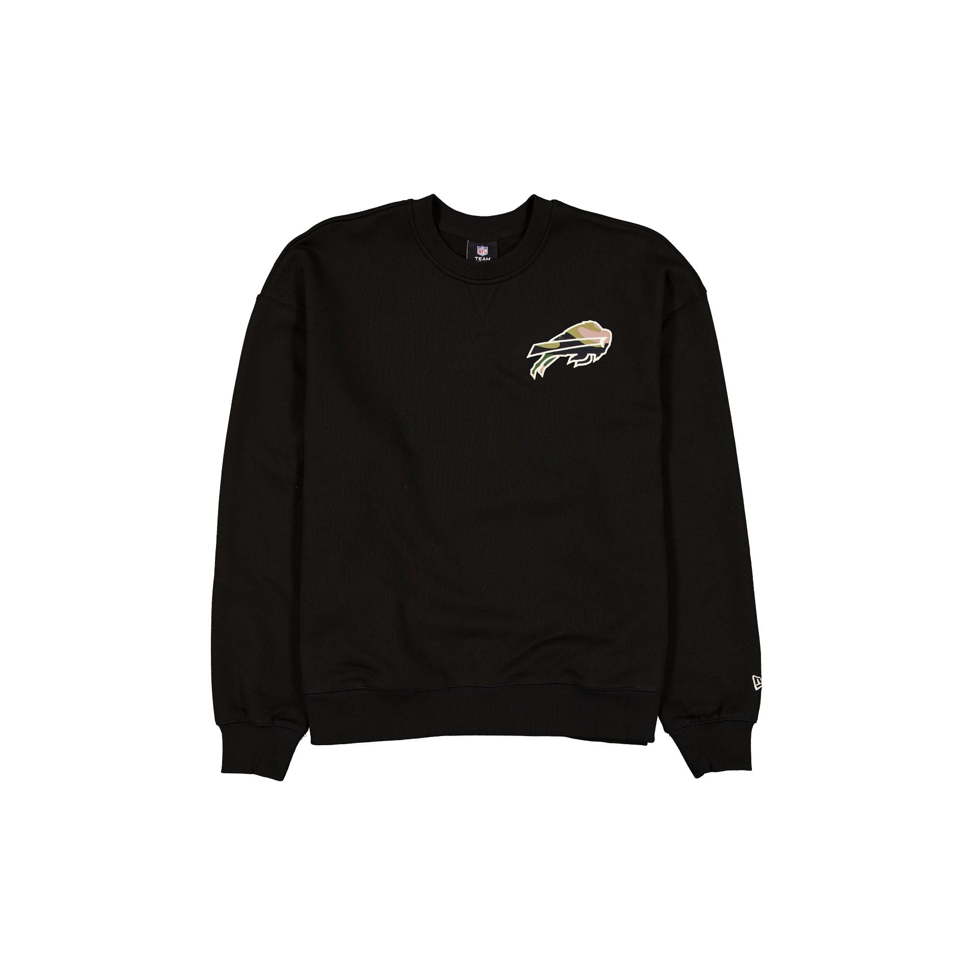 Buffalo Bills Camo Logo Black Crewneck – New Era Cap