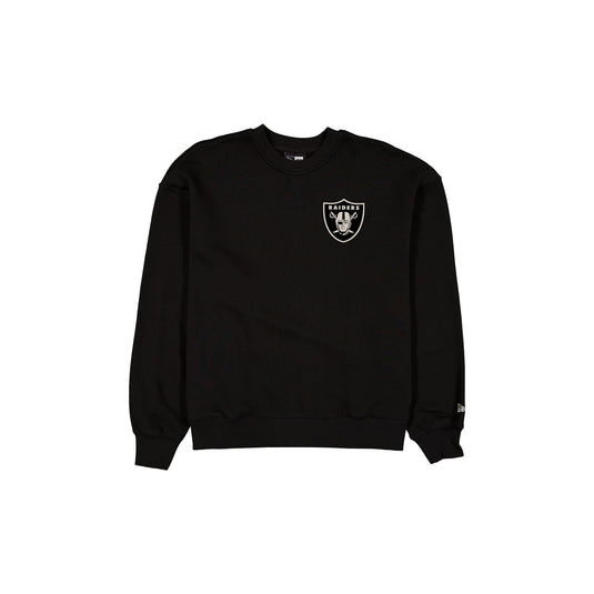 Las Vegas Raiders Camo Logo Black Crewneck