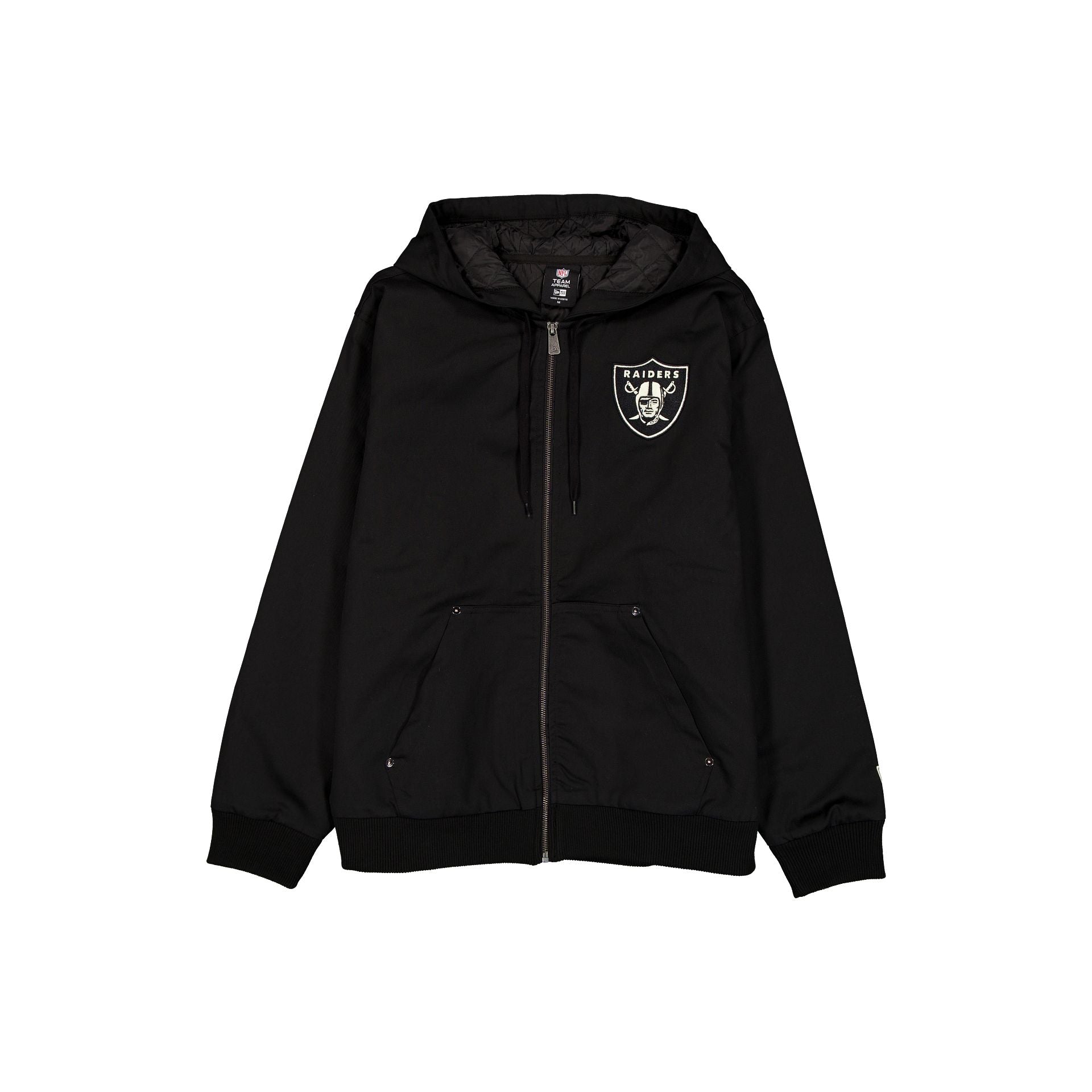 Raiders NFLジャケット M ブラック Las Vegas Raiders Camo Logo Black Full-Zip Jacket – New Era Cap