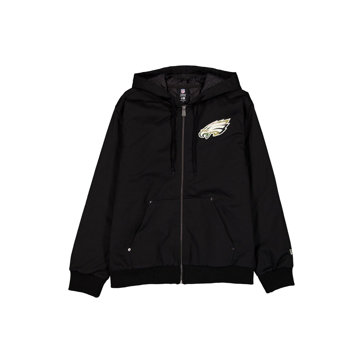 Philadelphia Eagles Camo Logo Black Full-Zip Jacket