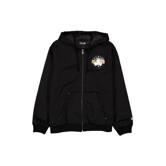 Boston Celtics Camo Logo Black Full-Zip Jacket