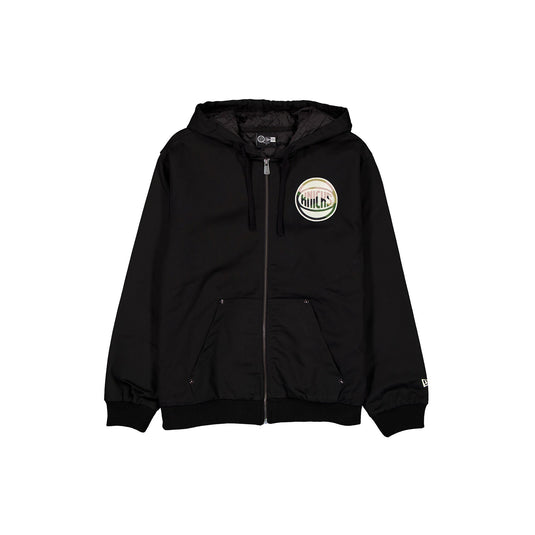 New York Knicks Camo Logo Black Full-Zip Jacket