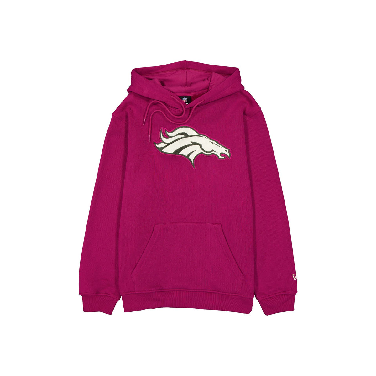Denver Broncos Corduroy Logo Cherry Hoodie