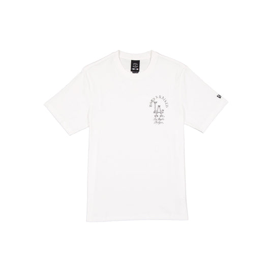 Born x Raised x Los Angeles Dodgers Masks White T-Shirt